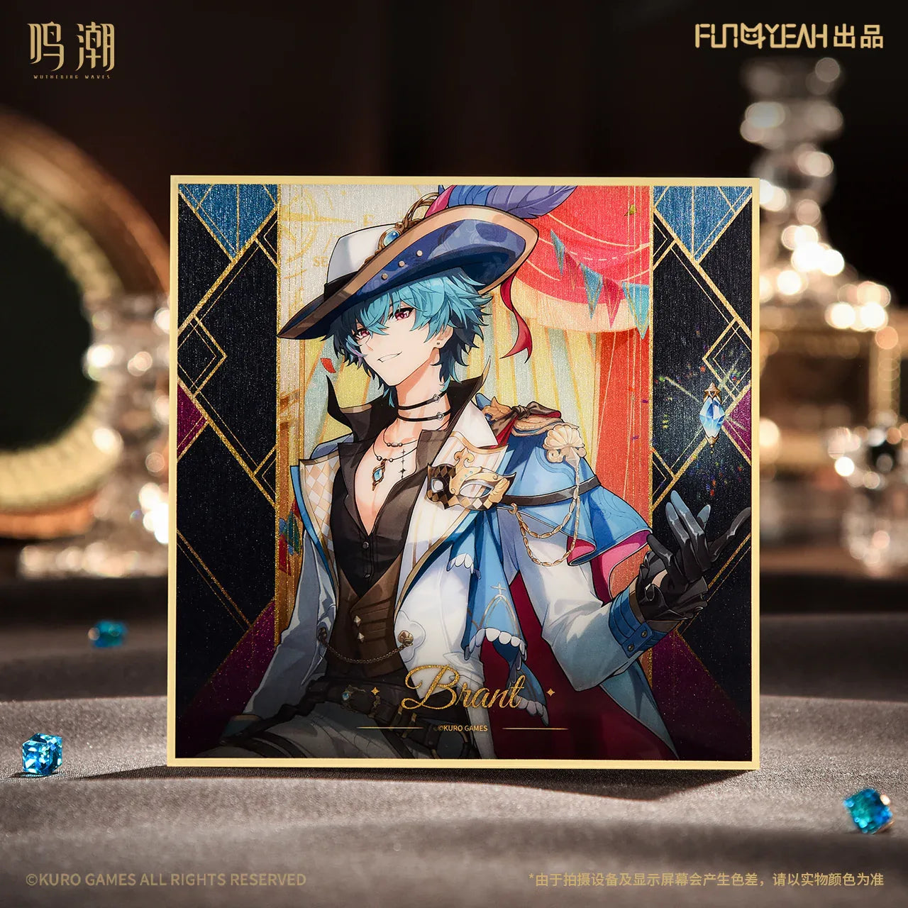 Velvet Flux Series PET Shikishi Cardboard Wuthering Waves Brant ACG Go Anime www.acg-go.com Art Decor, Brant, Carlotta, Female Rover, Male Rover, Phoebe