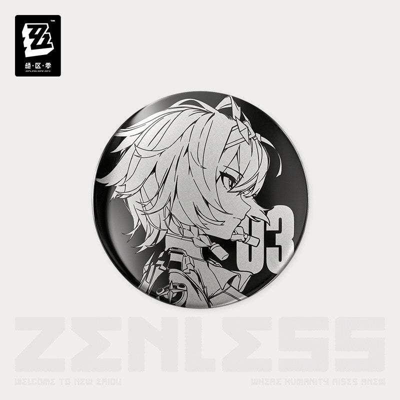 Zenless Zone Zero Time Signal Research Series Metallic Mirror Badge Vol.2