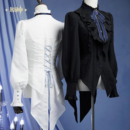 Genshin Impact Furina Impression Series Long-Sleeve Waisted Blouse