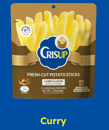 Crisup Fresh Cut Potato Sticks Bag Small Package (6 Flavors)
