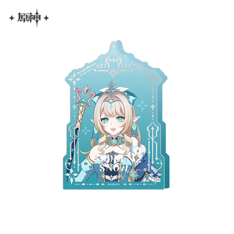 Genshin Impact Sudden Snow Series Merch Thick Acrylic Ornament