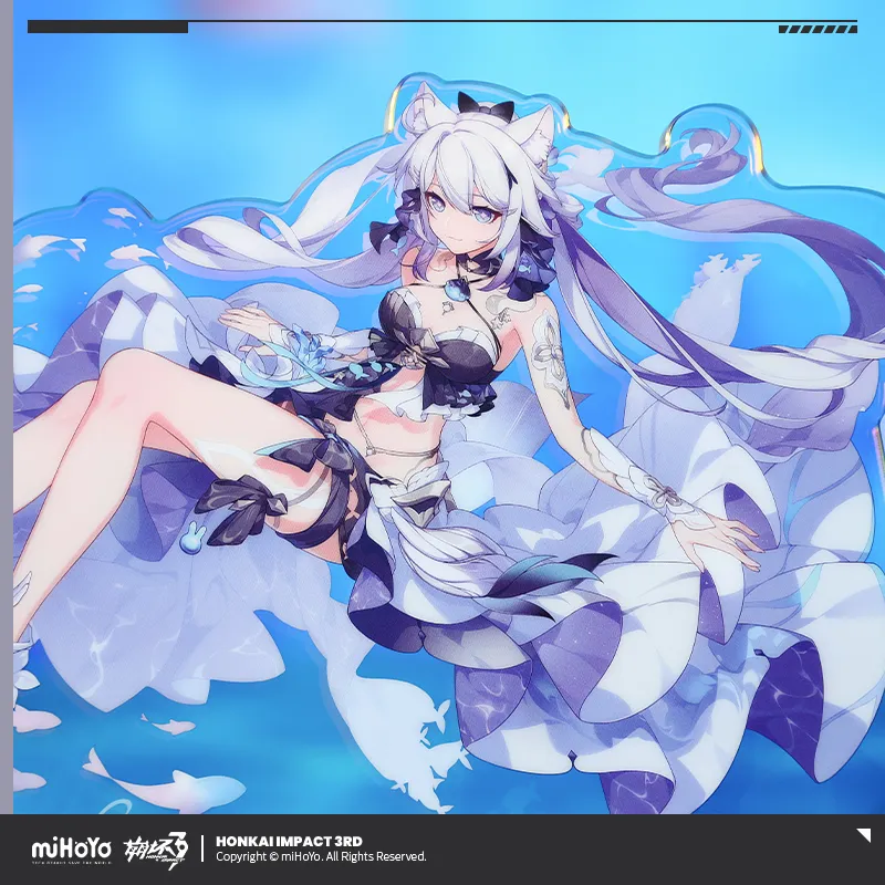 Kiana Kaslana Herrscher of Finality Selenic Ripples Ver. Acrylic Phone Holder