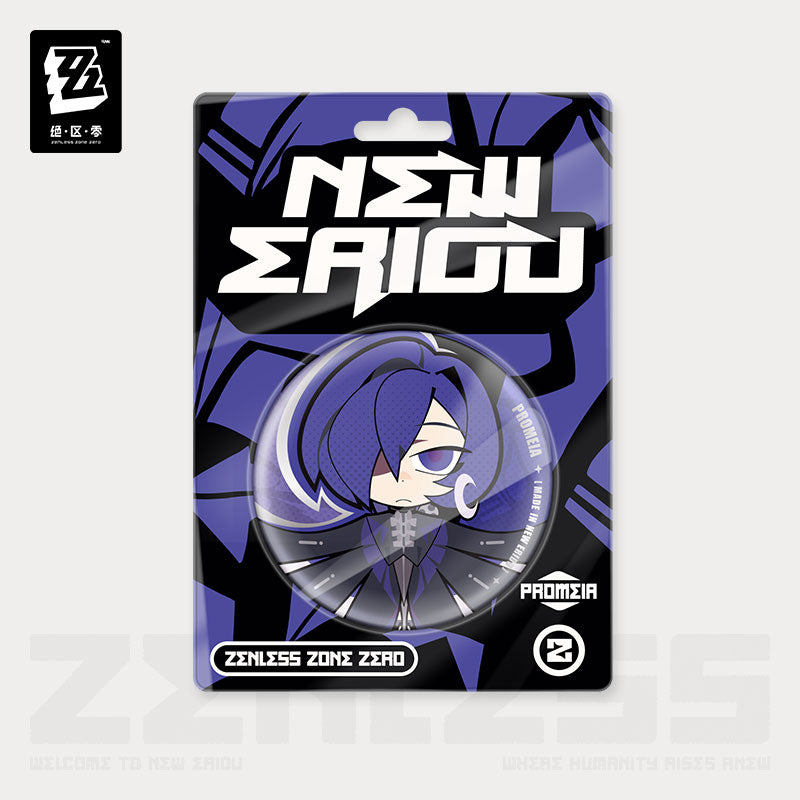 Zenless Zone Zero New Eridu Series Krampus Chibi Tinplate Badge