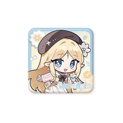 Wuthering Waves x KAKACODE Cleaar Sky Resonance Series Chibi Tinplate Badge