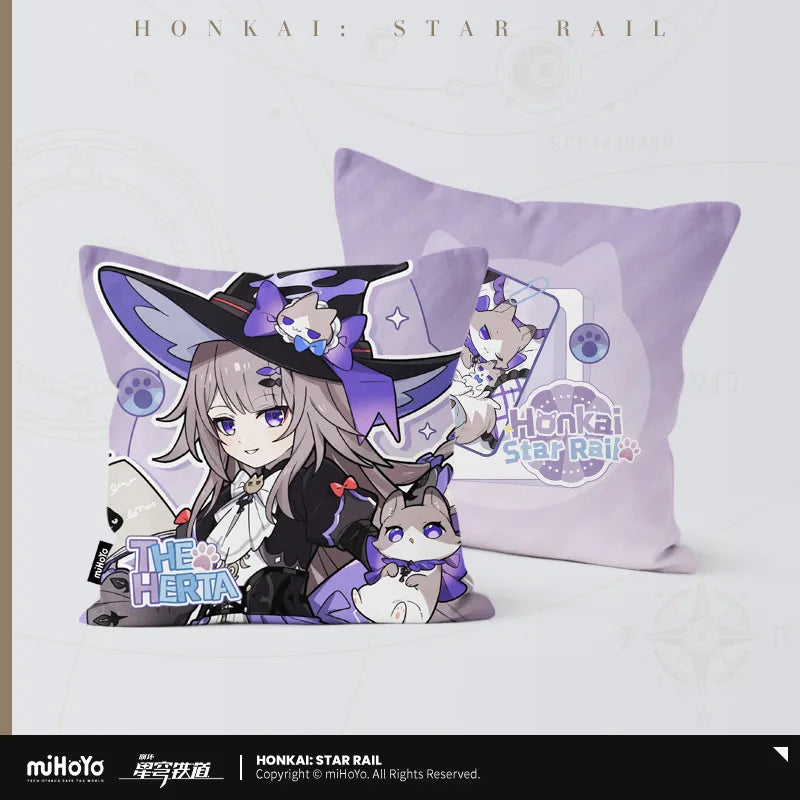 Honkai: Star Rail Little Cat Series Square Pillow