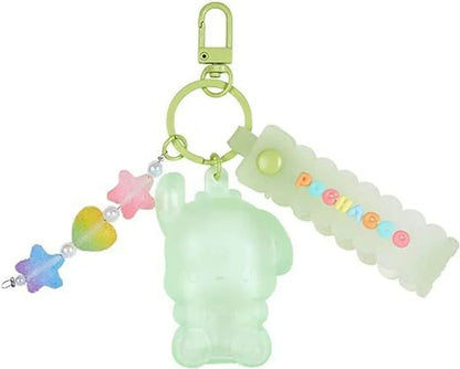 Sanrio Gradient Color Keychain Pochacco ACG Go Anime www.acg-go.com Cinnamoroll, Hello Kitty, Kuromi, My Melody, Pendant & Keychain, Pochacco, Pompom Purin, Sanrio