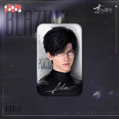 Love and Deepspace Blazing Portrait Series Square Tinplate Badge