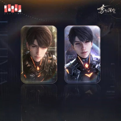 Caleb Ultimate Weapon X-02 Series Square Tinplate Badge