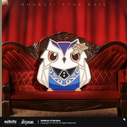Owlbert's Reception Room Series Metal Badge