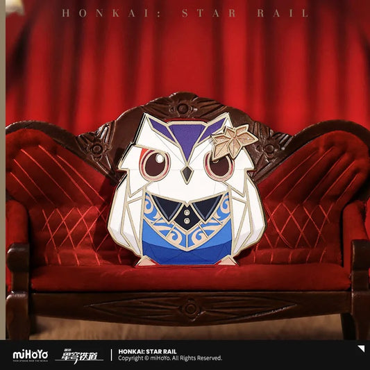 Owlbert's Reception Room Series Metal Badge
