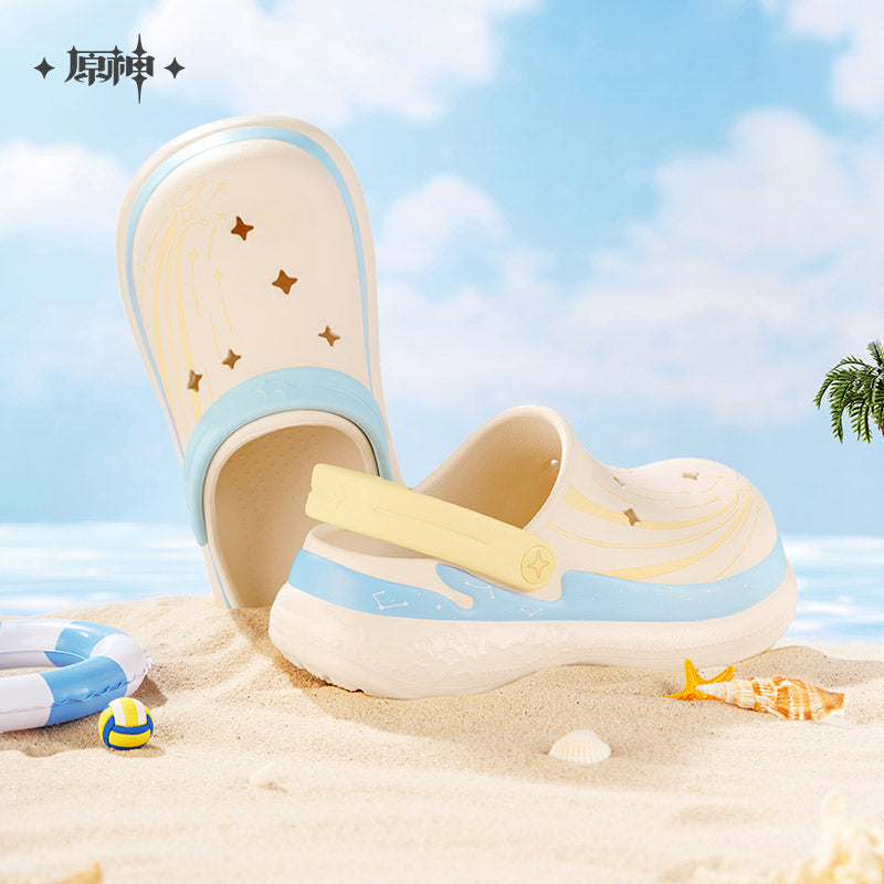Genshin Impact Midsummer Party Series Clogs and Shoe Charm Set