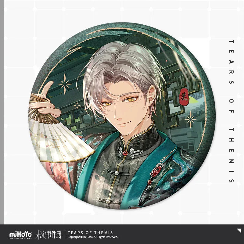 Tears of Themis Eternal Flame of the City Series Tinplate Badge Vyn Richter ACG Go Anime www.acg-go.com Artem Wing, Badge, Luke Pearce, Marius von Hagen, Tears of Themis, Vyn Richter