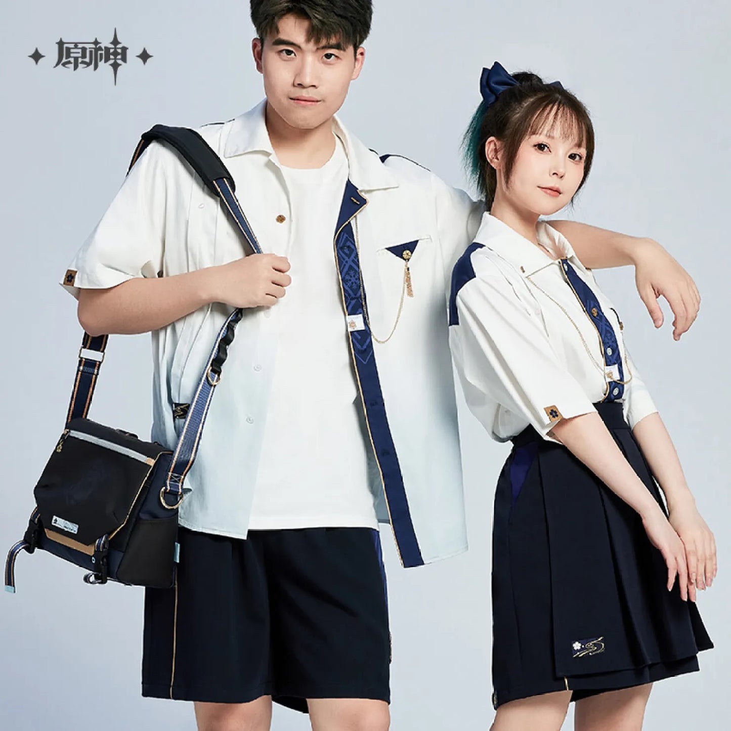 Genshin Impact Kamisato Ayaka Theme Impression Series Crossbody Bag