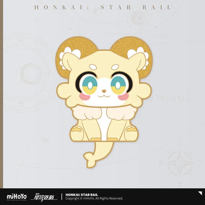 Awooo-Awooo Series Chimera Metal Badge Honkai: Star Rail Oatmeal ACG Go Anime www.acg-go.com Anaxa, Badge, Castorice, Mydei, Phainon, Trailblazer