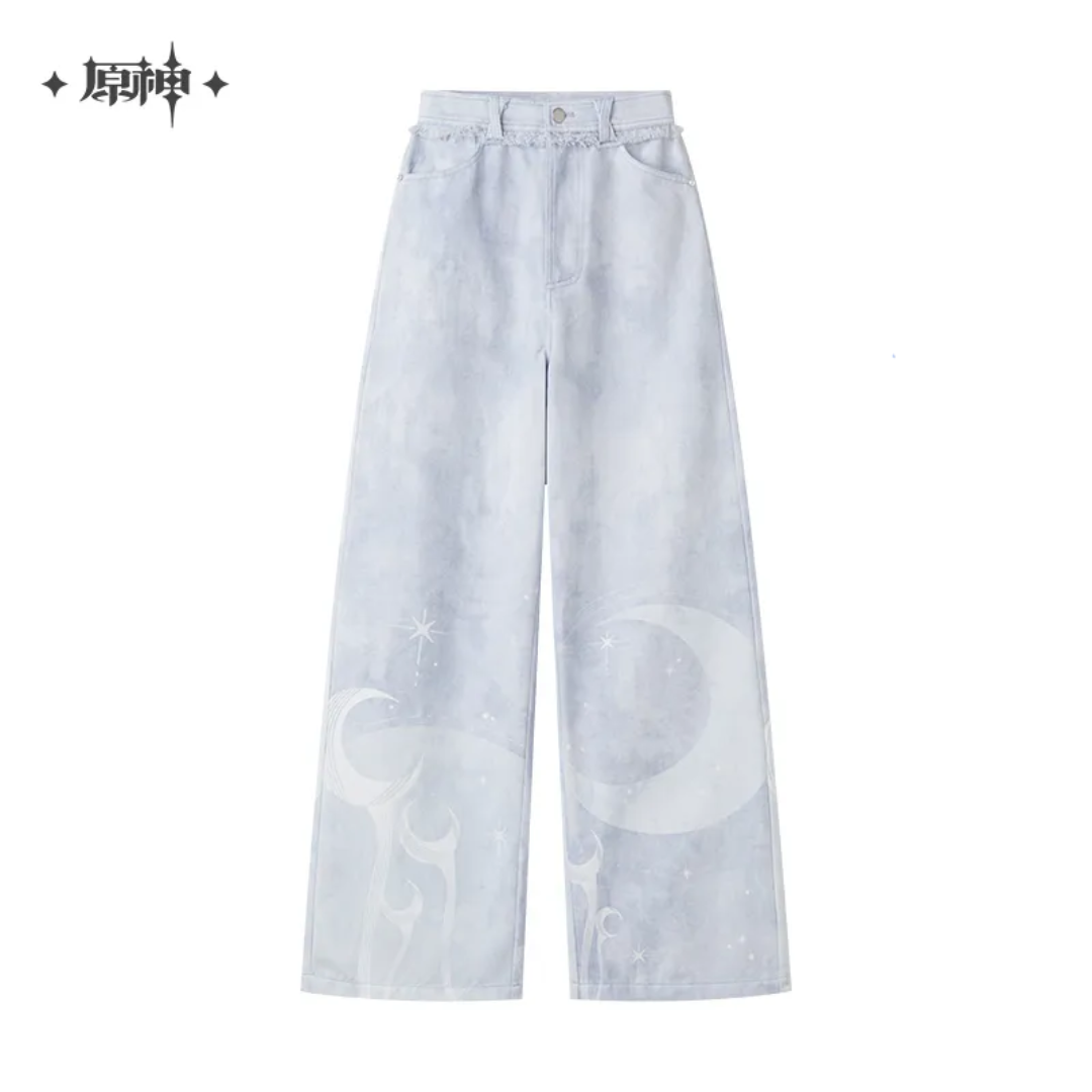 Genshin Impact Columbina Impression Series Printed Casual Trousers