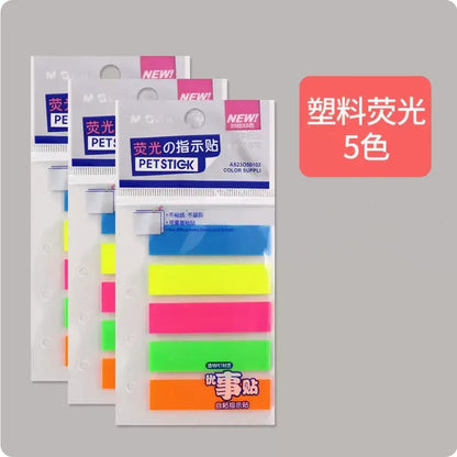 M&G 5 Colors Sticky Index Tabs 2X3inch M&G 1 Pack (100 sheets) ACG Go Anime www.acg-go.com Office Supply