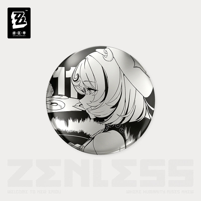 Zenless Zone Zero Time Signal Research Series Metallic Mirror Badge Vol.2