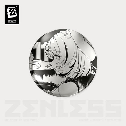 Zenless Zone Zero Time Signal Research Series Metallic Mirror Badge Vol.2