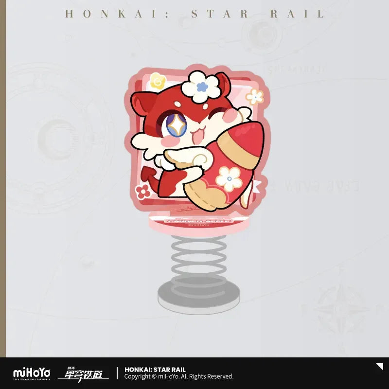 Honkai: Star Rail Pom-pom Exhibition Series Chimera Acrylic Happy Shake Tribbie ACG Go Anime www.acg-go.com Happy Shake, Honkai: Star Rail, Pom-Pom