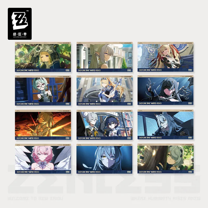 Zenless Zone Zero Before the Wind Rises Series Collection Postcard Set