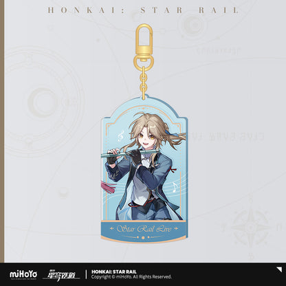 LIVE Series Quicksand Acrylic Keychain
