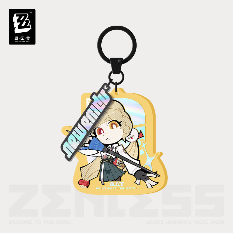 New Eridu Series Spook Shack Chibi Acrylic Keychain