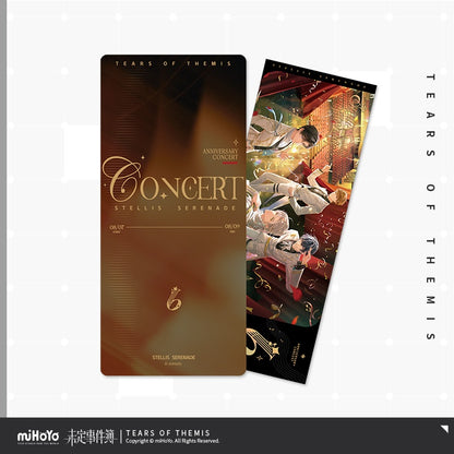 Tears of Themis Stellis Serenade Series Laser Commemorative Tickets & Ticket Holder Set