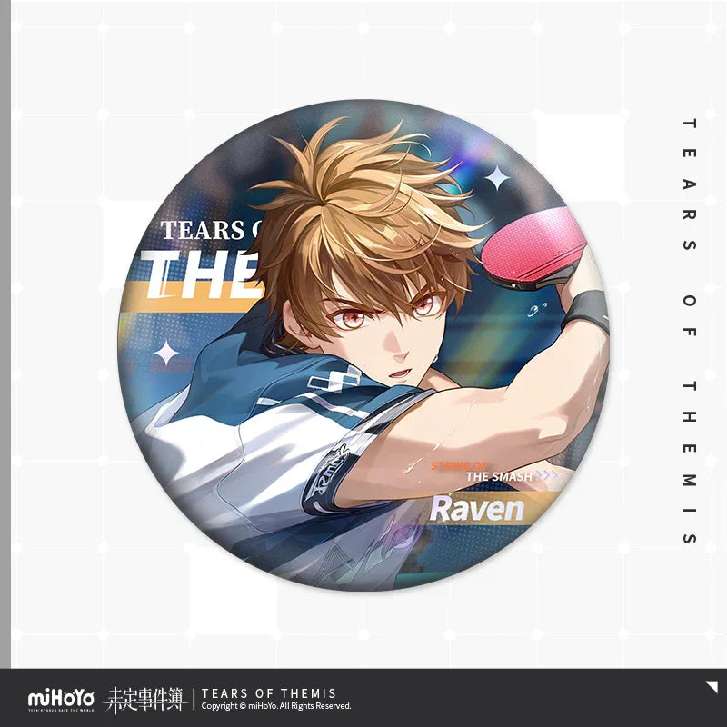 Chasing Dreams With Passion Series Tinplate Badge Tears of Themis Luke Pearce ACG Go Anime www.acg-go.com Artem Wing, Badge, Luke Pearce, Marius von Hagen, Vyn Richter