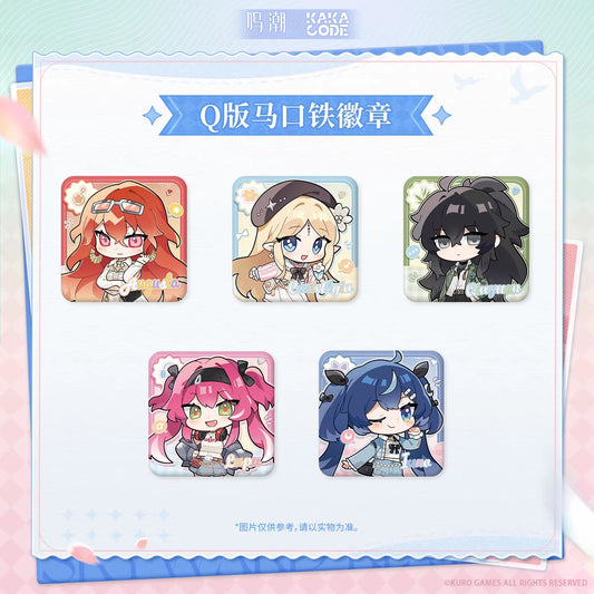 Wuthering Waves x KAKACODE Cleaar Sky Resonance Series Chibi Tinplate Badge