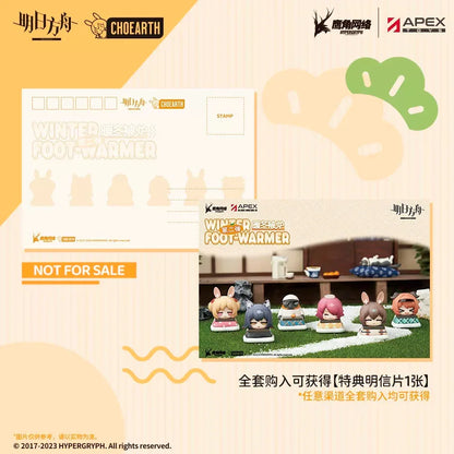 Winter Foot-Warmer Postcard VOL.2 Arknights (Not For Sale) Winter Foot-Warmer VOL.2 ACG Go Anime www.acg-go.com Arknights, Postcard