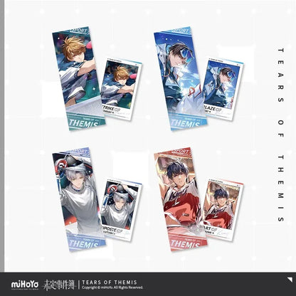 Chasing Dreams With Passion Series Laser Ticket & Mini Card Set Tears of Themis Luke Pearce ACG Go Anime www.acg-go.com Art Decor, Artem Wing, Luke Pearce, Marius von Hagen, Vyn Richter