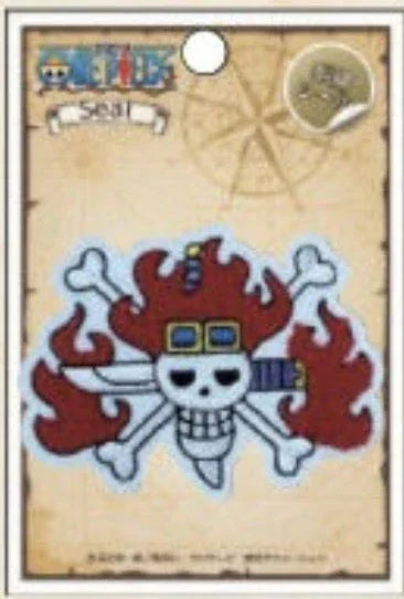 Embroidered Skull Badge One Piece Eustass Kid ACG Go Anime www.acg-go.com Badge, Monkey D. Luffy