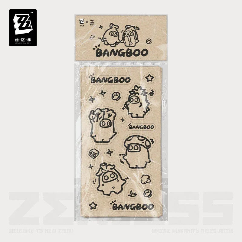 Bangboo Garden Kingdom Series Sticker Set Zenless Zone Zero (Not For Sale) Not For Sale ACG Go Anime www.acg-go.com Bangboo, Freebie, Sticker
