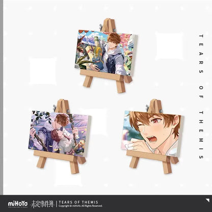 Tears of Themis The Beginning of Always Series Mini Decorative Easel Stand Ornament Luke Pearce A ACG Go Anime www.acg-go.com Art Decor, Artem Wing, Luke Pearce, Marius von Hagen, Tears of Themis, Vyn Richter