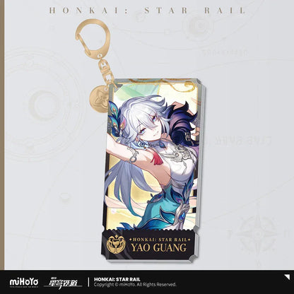 Honkai: Star Rail The Elation Character Warp Artwork Acrylic Keychain