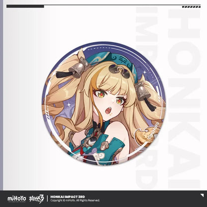 Stigmata Series Tinplate Badge Honkai Impact 3rd Songque (Joy Tour) ACG Go Anime www.acg-go.com Bronya, Griseo, Herrscher of Sentience, Honkai Impact 3rd, Kiana, Raiden Mei, Senadina, Songque, Thelema