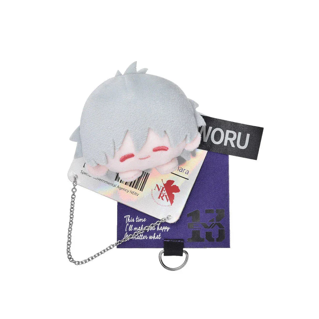 BEMOE Neon Genesis Super Cute Plush Badge Evangelion Kaworu Nagisa ACG Go Anime www.acg-go.com Badge, Ikari Shinji, Kaworu Nagisa, Mari Makinami, Neon Genesis Evangelion, Plush