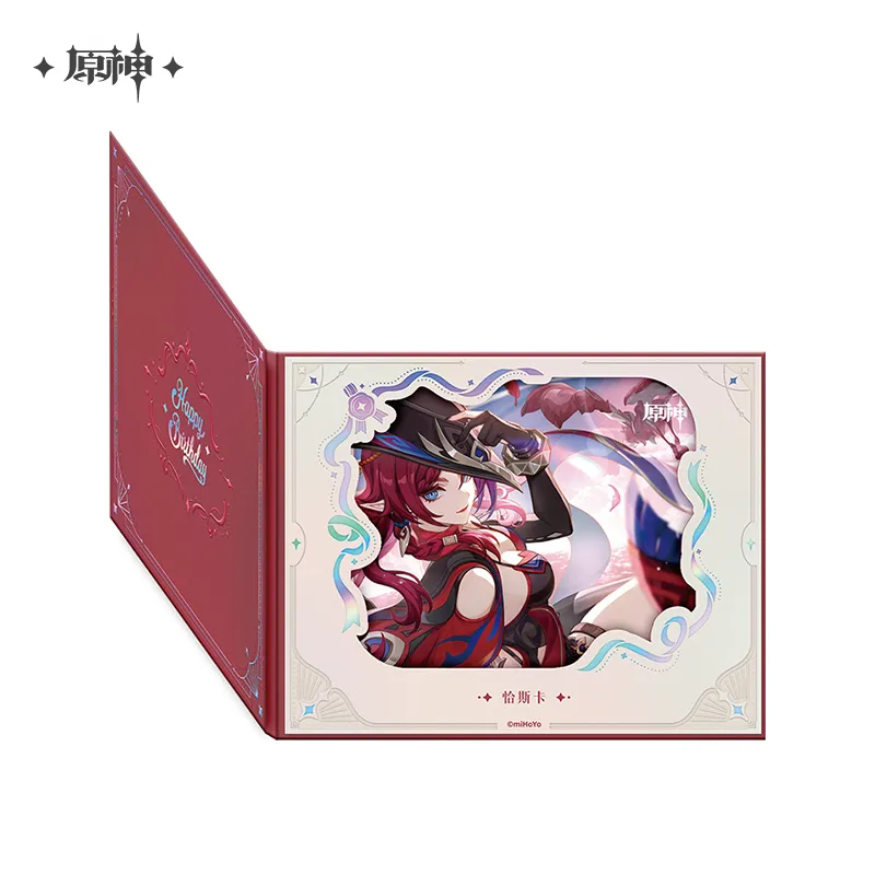 Genshin Impact The Day of Destiny Series Flip Page Window Shikishi Cardboard 2025
