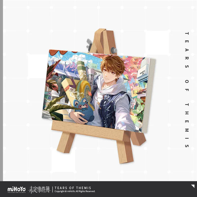 Tears of Themis The Beginning of Always Series Mini Decorative Easel Stand Ornament Luke Pearce A ACG Go Anime www.acg-go.com Art Decor, Artem Wing, Luke Pearce, Marius von Hagen, Tears of Themis, Vyn Richter