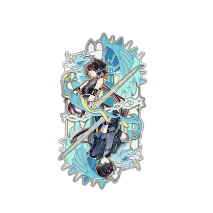 Inverted Series Collection Metal Badge