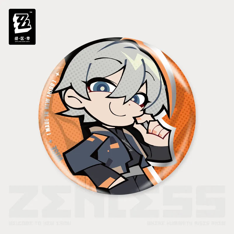 Zenless Zone Zero New Eridu Series Proxy/Phaethon Chibi Tinplate Badge
