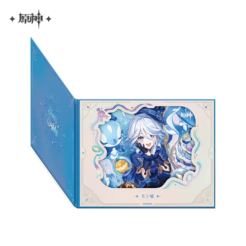 Genshin Impact The Day of Destiny Series Flip Page Window Shikishi Cardboard 2025