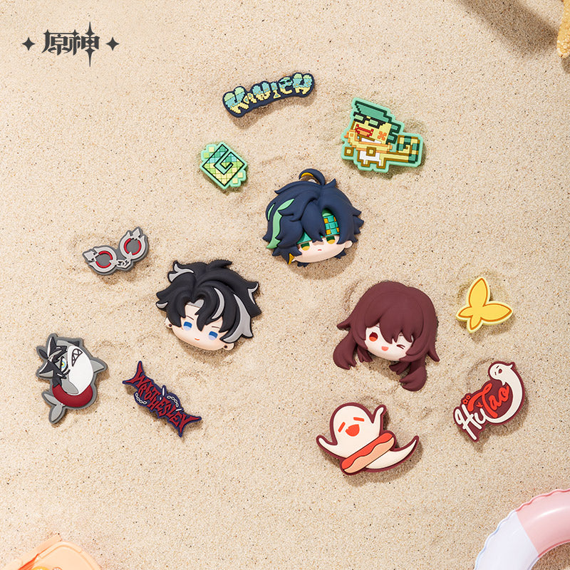 Genshin Impact Midsummer Party Series Clogs and Shoe Charm Set
