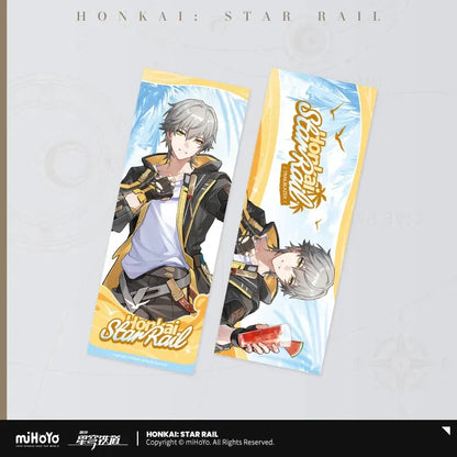 Honkai: Star Rail Fruity Summer Series Laser Ticket Trailblazer Caelus (Male) ACG Go Anime www.acg-go.com Caelus, Castorice, Honkai: Star Rail, Mydei, Stelle, Ticket, Trailblazer