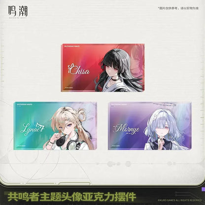 Wuthering Waves Resonator Theme Avatar Acrylic Ornament (Chisa, Lynae, Mornye) Mornye ACG Go Anime www.acg-go.com Art Decor, Chisa, Lynae, Mornye, Wuthering Waves
