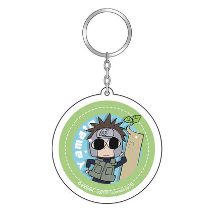 Keychain (Circle) Naruto Yamato ACG Go Anime www.acg-go.com Hatake Kakashi, Naruto Uzumaki, Pendant & Keychain, Sasuke Uchiha
