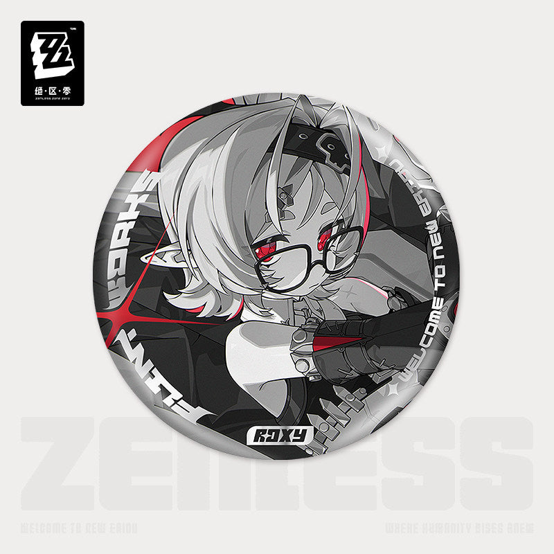 Zenless Zone Zero Mindscape Cinema Series Flint Workshop Reflective Badge