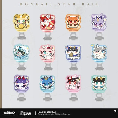 Honkai: Star Rail Pom-pom Exhibition Series Chimera Acrylic Happy Shake Tribbie ACG Go Anime www.acg-go.com Happy Shake, Honkai: Star Rail, Pom-Pom