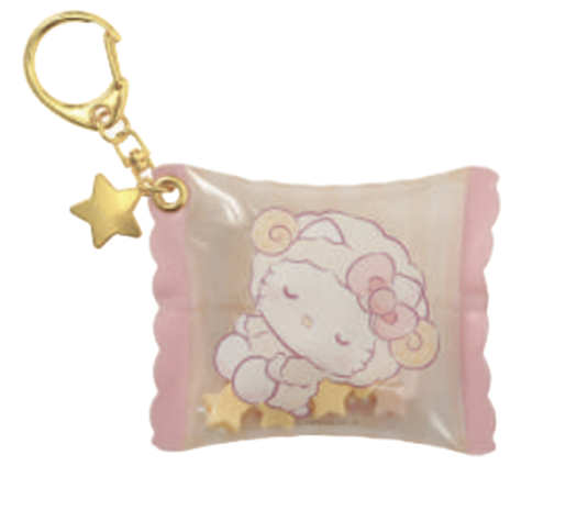 Sanrio Characters Goodnight Sheep Series Shaka Shaka Pillow Keychain