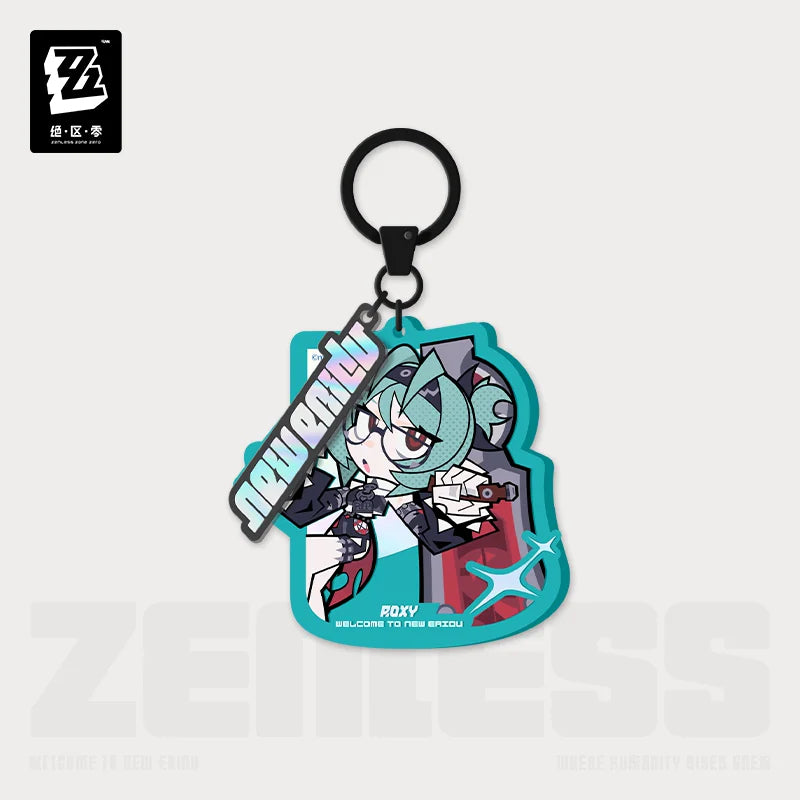 Zenless Zone Zero New Eridu Series Flint Workshop Chibi Acrylic Keychain